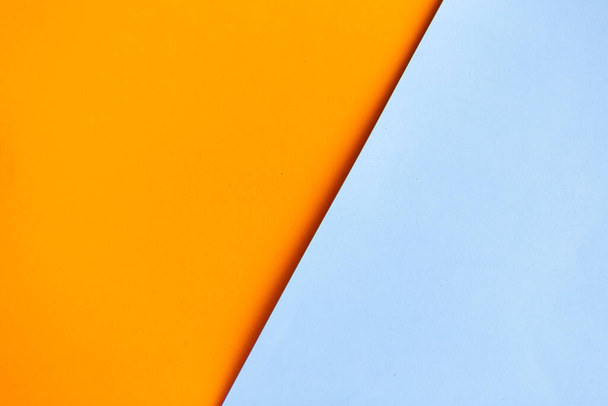Orange and blue geometric background, texture for designer - 写真・画像