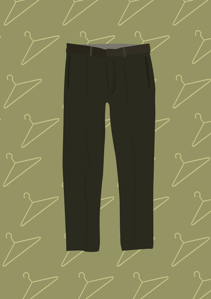 Trousers, stylized vector illustration - Vetor, Imagem