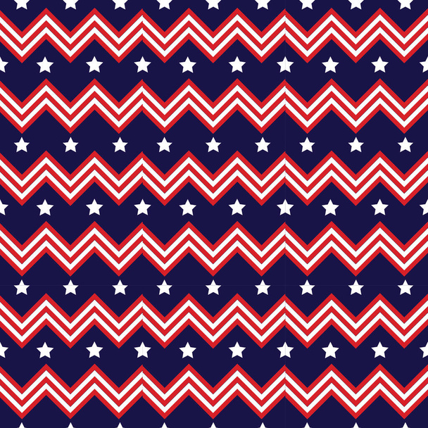 seamless pattern with stripes and dots. vector illustration - Vektör, Görsel
