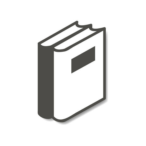 vector illustration of books icon - Vector, afbeelding