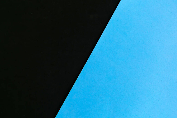 Fundo geométrico preto e azul, modelo para desinger
 - Foto, Imagem