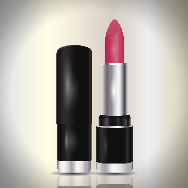 Lipstick  flat icon, vector illustration - Vetor, Imagem
