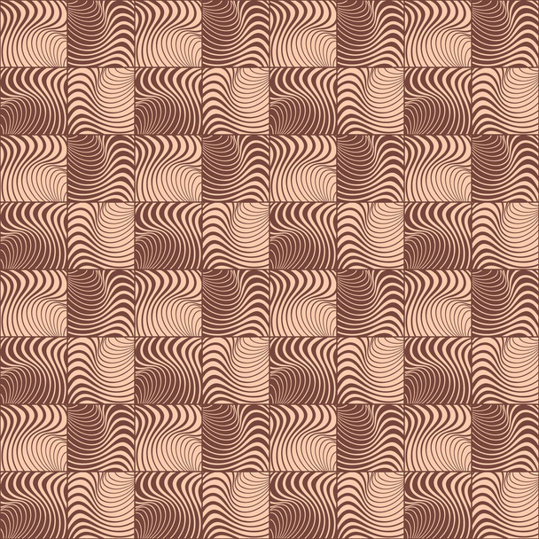 Vector padrão vintage abstrato. Fundo de ondas
 - Vetor, Imagem