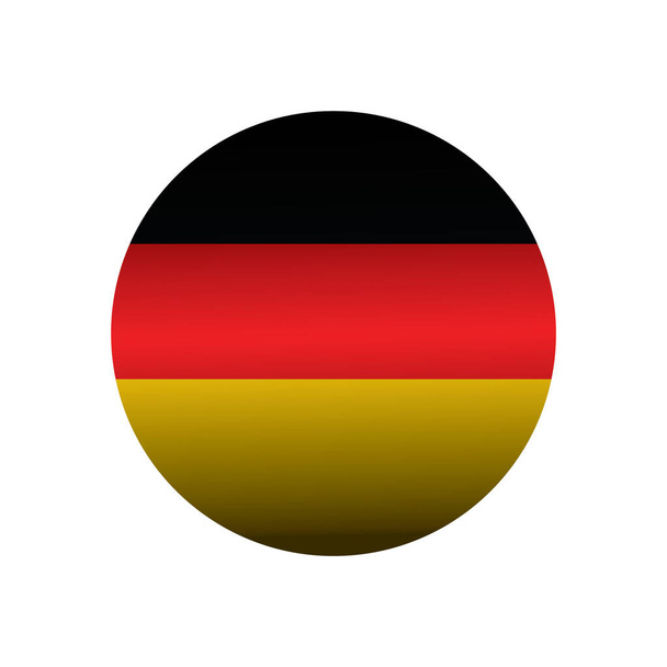 Vector illustration of a flag of Germany - Vektör, Görsel