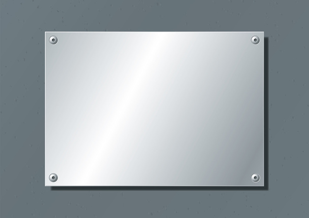 Aluminum plate - Vecteur, image