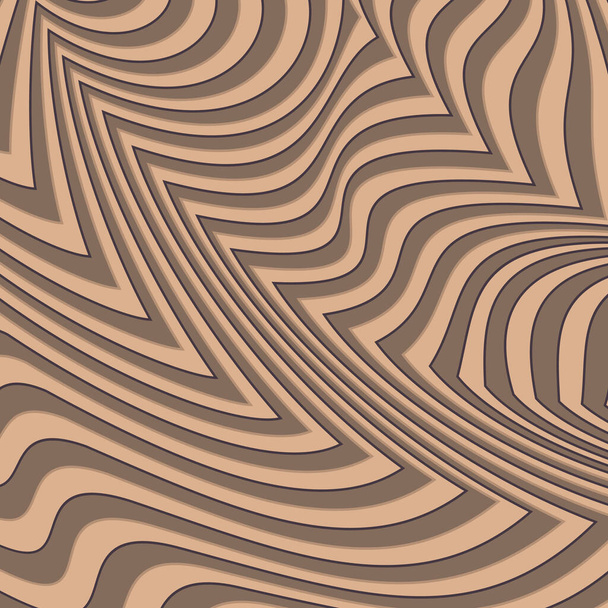 Vektor abstrakte Wellen Linien Hintergrund - Vektor, Bild