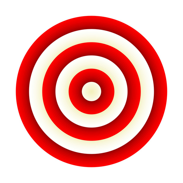 Darts. Red target - ベクター画像