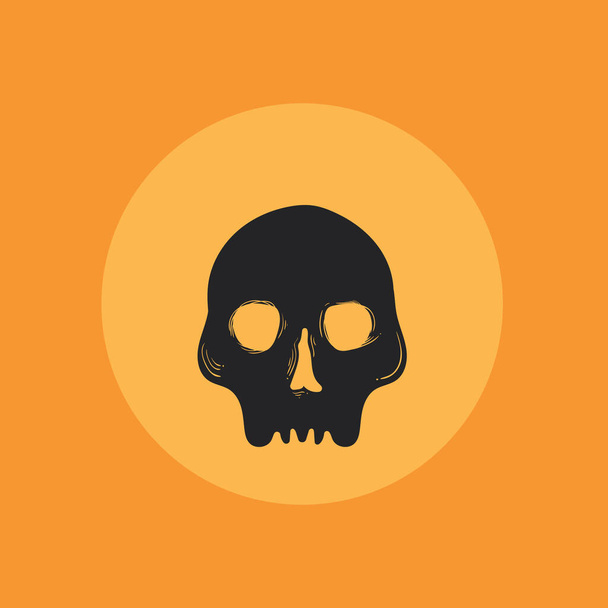 Skull, design vector illustration - Вектор, зображення