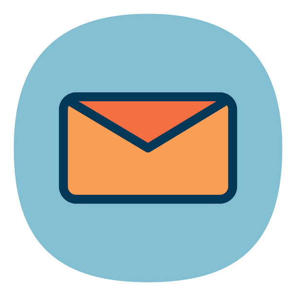 envelope icon. email mail symbol. flat vector illustration - Vektor, kép