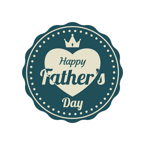 Fathers day, vector illustration - Vector, Image