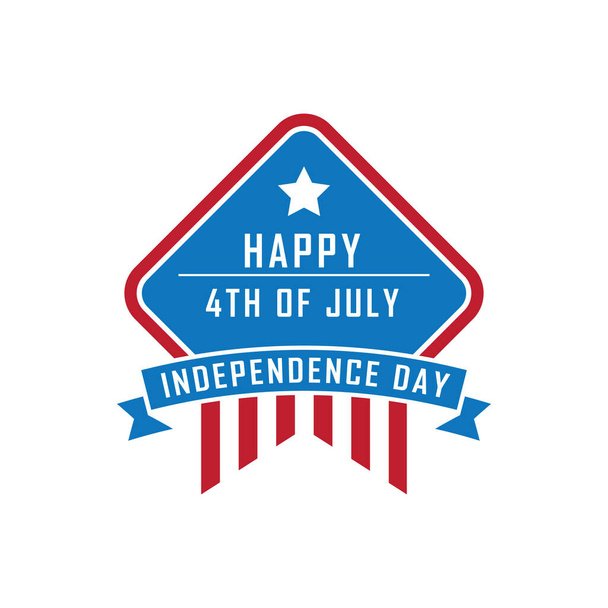 USA independence day banner illustration. - ベクター画像