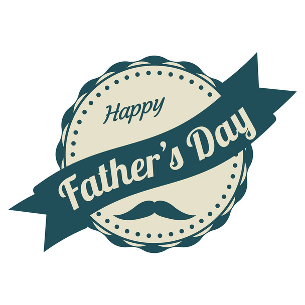 Fathers day, vector illustration - Vecteur, image