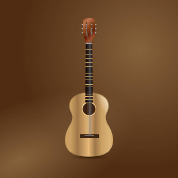 vector illustration of a guitar - Vector, imagen
