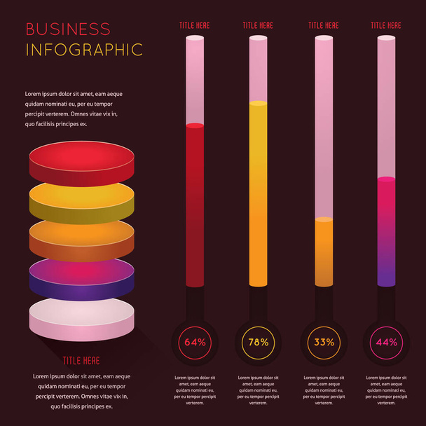 vector illustration of infographics for your design - Vektori, kuva