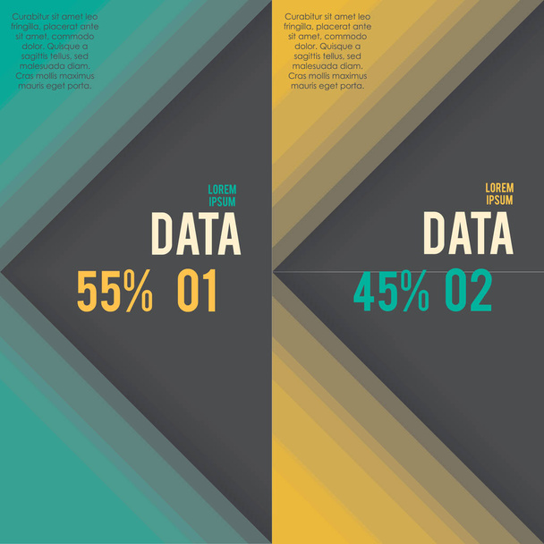 infographics, stylized vector illustration - Vektor, kép