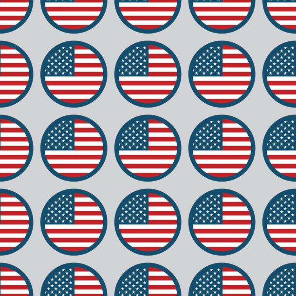 USA vector illustration background - Vektör, Görsel