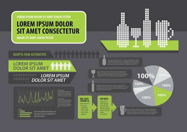 business infographics. vector illustration - Vektori, kuva