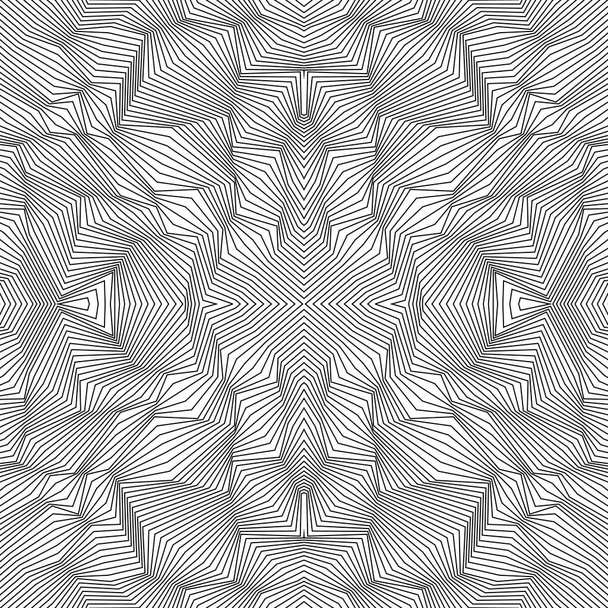 Vektor-Muster abstrakter Linien. Wellen im Hintergrund - Vektor, Bild