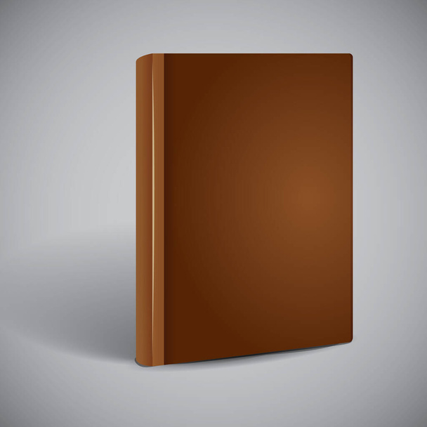 vector illustration of blank book cover - Vektor, kép