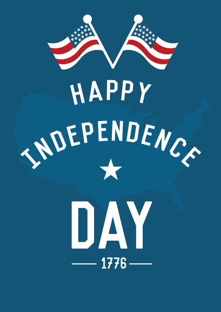 vector illustration of a background for independence day - Vector, Image