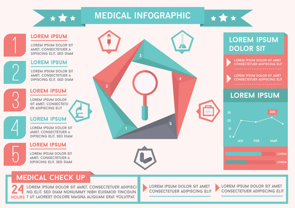 infographics, stylized vector illustration - Vector, Image