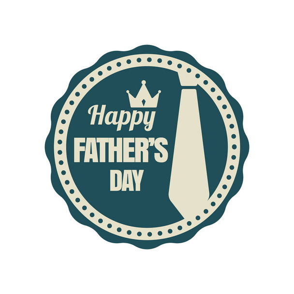 Fathers day, vector illustration - Vector, Image