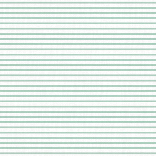 green horizontal lines textured monochrome geometric vector seamless pattern on white background - Vector, imagen
