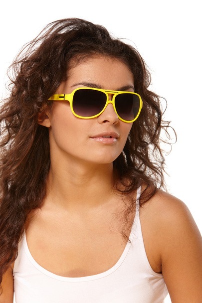 Girl in sunglasses - Zdjęcie, obraz