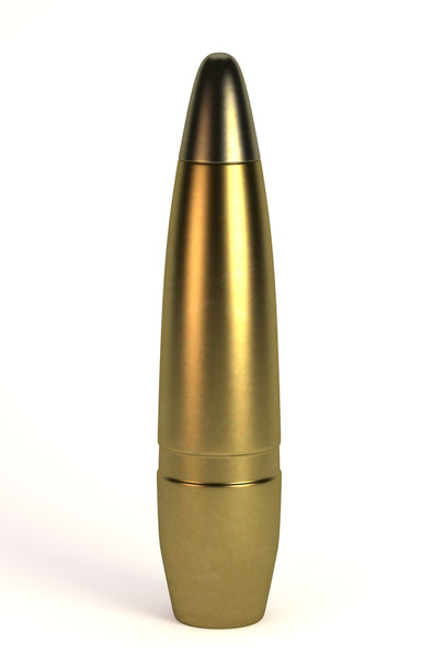 Realistic 3d render of bullet - Fotó, kép