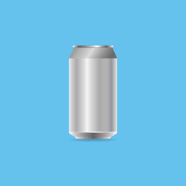 La lata de aluminio de los refrescos
 - Vector, Imagen