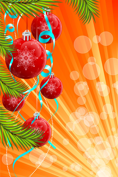 Christmas background - Vettoriali, immagini