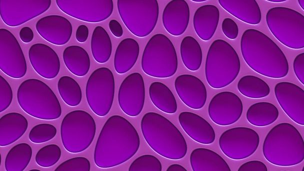 Purple texture background with relief and circles. 3d rendering, 3d illustration. - Фото, изображение