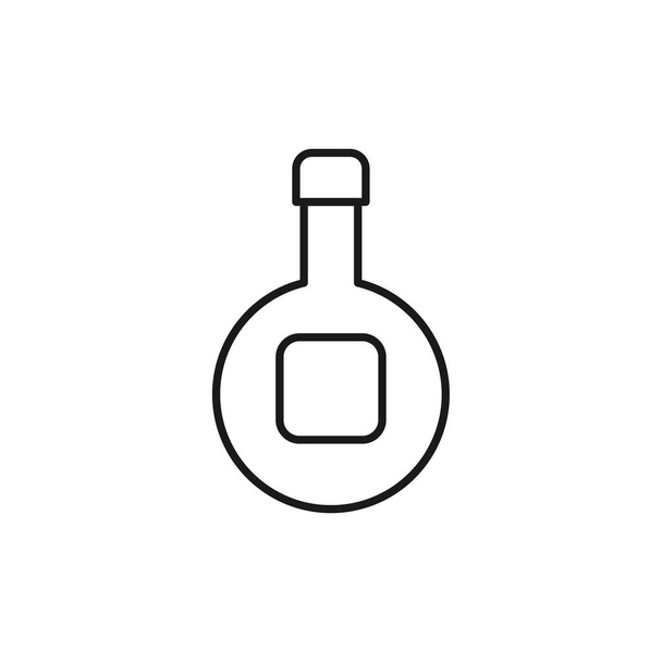 Schnapsflaschen-Symbol. Alkoholgetränk-Symbol modern, einfach, Vektor, Symbol für Website-Design, mobile App, ui. Vektorillustration - Vektor, Bild
