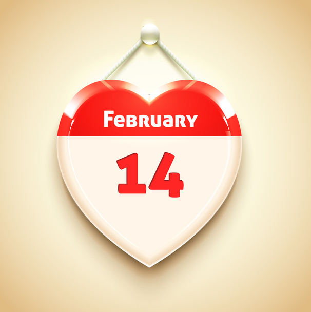 Valentine app icon heart - Διάνυσμα, εικόνα