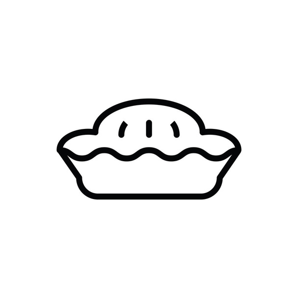 イラストケーキアイコンのベクトルグラフィック。デザート、甘い、パン屋、食べ物、お祝いなどに適しています - ベクター画像