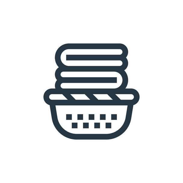 basket vector icon. basket editable stroke. basket linear symbol for use on web and mobile apps, logo, print media. Thin line illustration. Vector isolated outline drawing. - Vector, Image