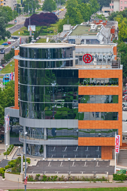 Belgrade, Serbia - June 23, 2019: Bank of China Office Building in Belgrade, Serbia. - Фото, изображение