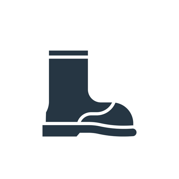 boot vector icon. boot editable stroke. boot linear symbol for use on web and mobile apps, logo, print media. Thin line illustration. Vector isolated outline drawing. - Vector, Image