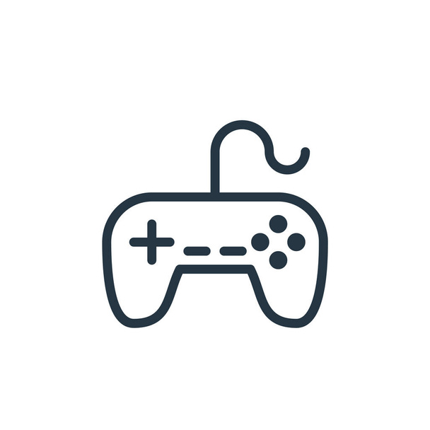 gaming console vector icon. gaming console editable stroke. gaming console linear symbol for use on web and mobile apps, logo, print media. Thin line illustration. Vector isolated outline drawing. - Vector, Image
