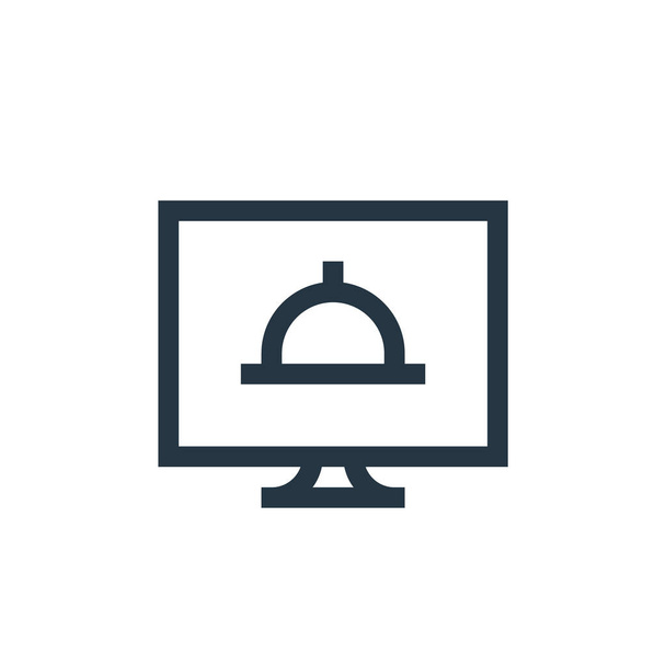 icona vettore show cooking. show cooking ictus modificabile. cooking mostra il simbolo lineare per l'uso su applicazioni web e mobili, logo, supporti di stampa. Illustrazione linea sottile. Schema isolato vettoriale. - Vettoriali, immagini