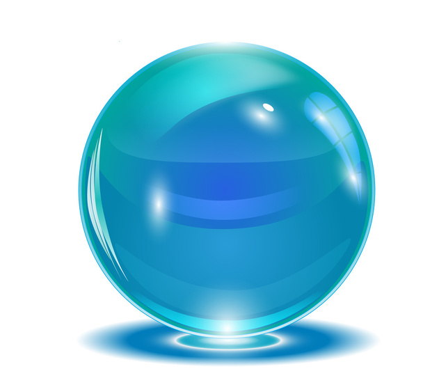 Blue bubble - Vector, afbeelding