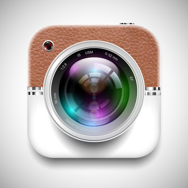 Camera icon - Διάνυσμα, εικόνα