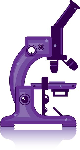 Microscope - Vektör, Görsel