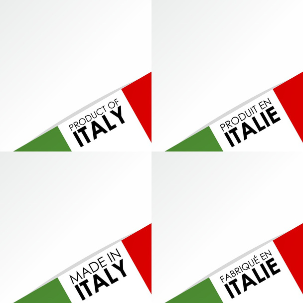 Made in Italy Badges - Vector, Image