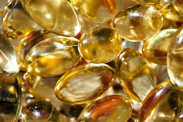 Omega 3 fish oil pills - Photo, Image