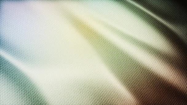 4k seamless white wavy silk fabric fluttering in wind,waving cloth background. - Footage, Video