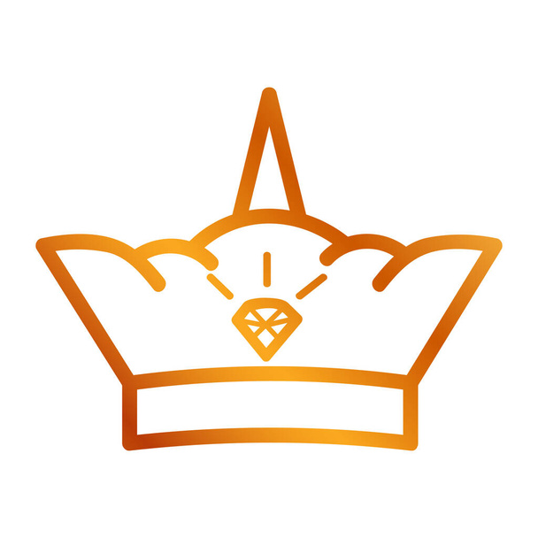 Icon - Crown 01 019D - Vector, Image