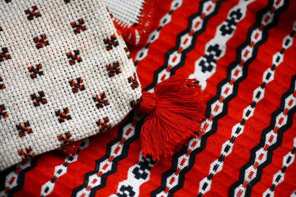 Ткань румынской ткани
 - Фото, изображение
