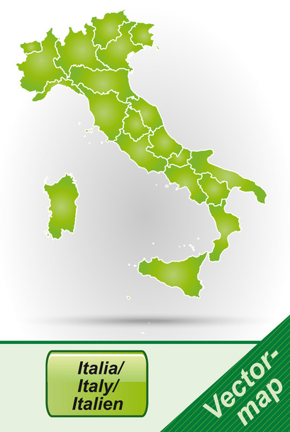 Мапа Італії
 - Вектор, зображення