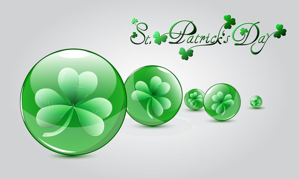 St. Patrickin päiväkortti - Vektori, kuva